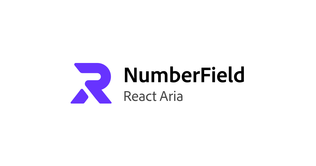 NumberField | React Aria