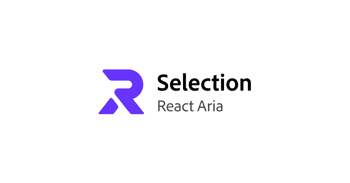 Selection | React Aria